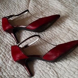 Anne Klein t-strap heel